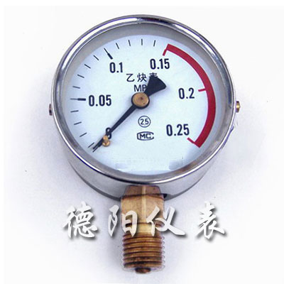 乙炔压力表
